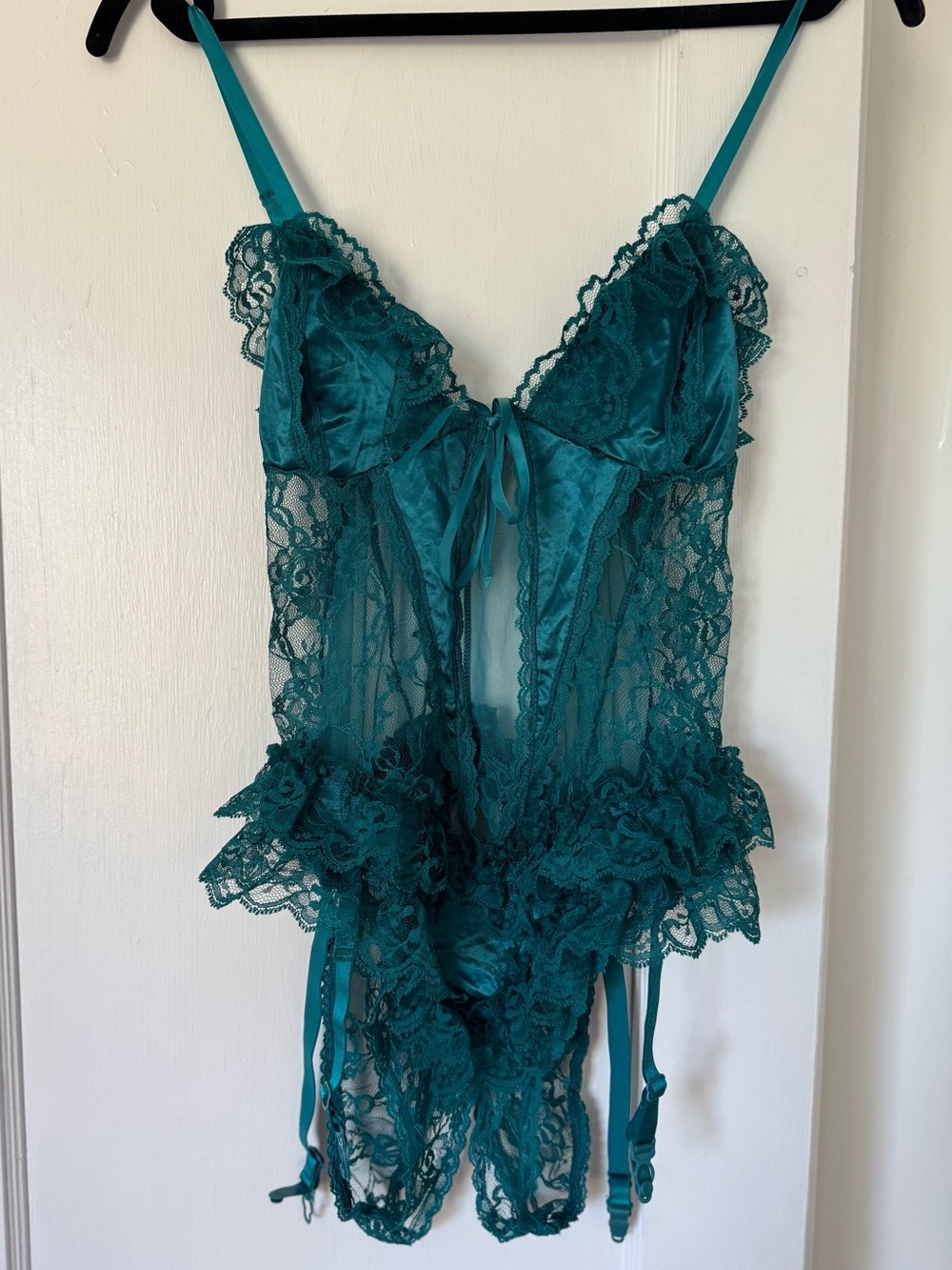 Fredericks of Hollywood Onepiece Extra Sexy Crotchless Teddy Lingerie